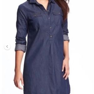 Old Navy Chambray Shirt Dress